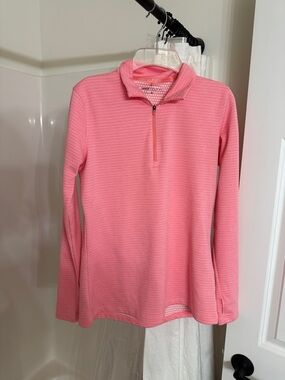 Nike Pink Golf Dri-FIT V-Neck Polo